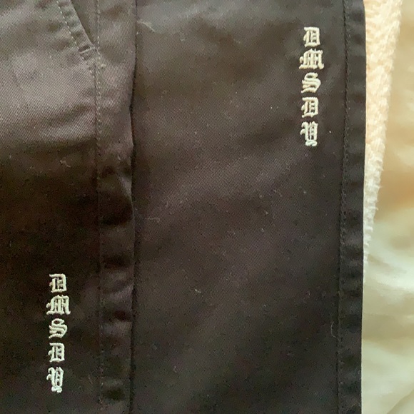 2 Doomsday, embroidered blk denim. Never worn.L/34 - Picture 4 of 4